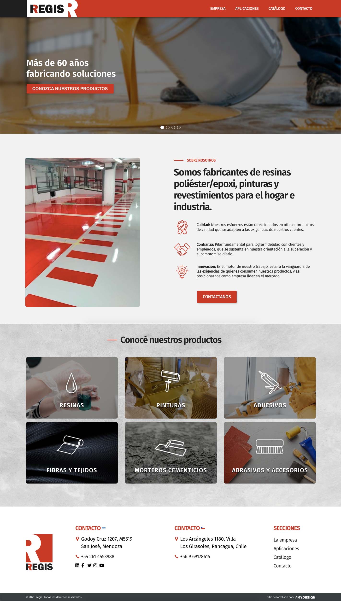 MyDesign, Programación, eCommerce, Regis